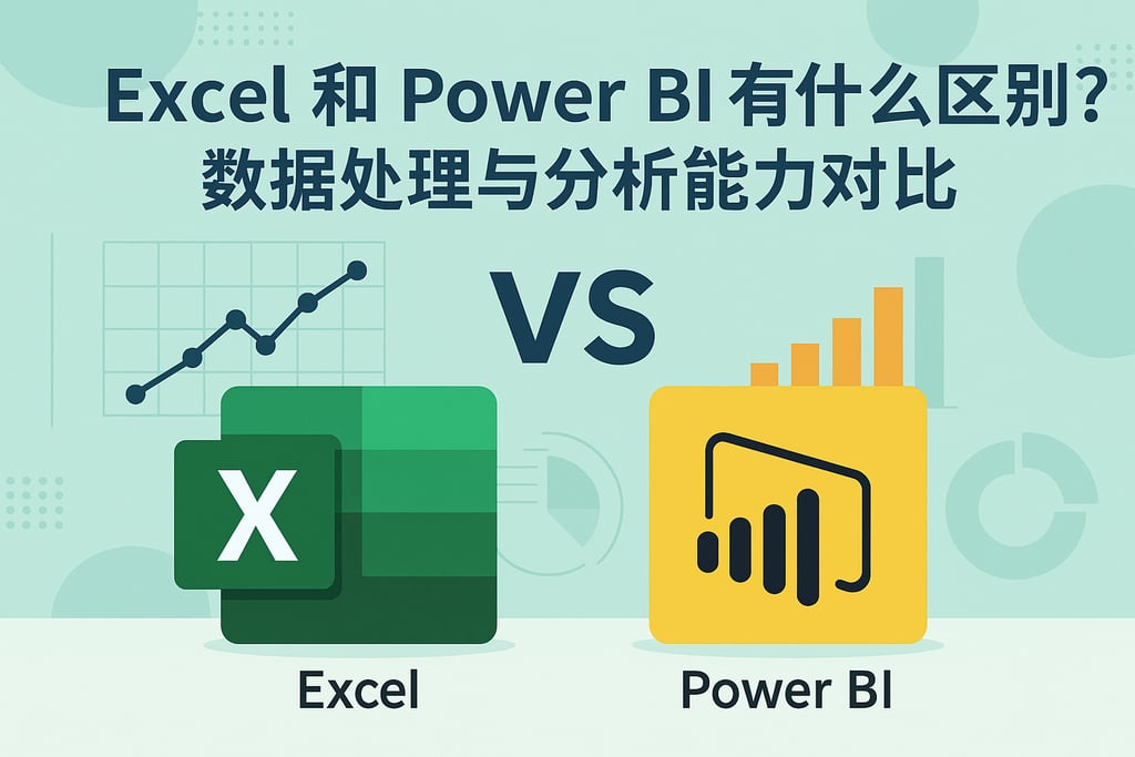 Excel和Power BI有什么区别？数据处理与分析能力对比